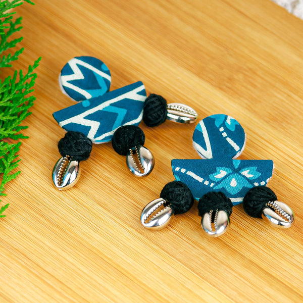 Blue Deepak Earrings - The Earth Store - Fashion Accessories